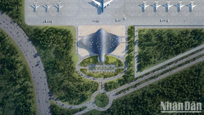 Phu Quoc flygplatss VIP-terminal avslöjas med imponerande arkitektur.