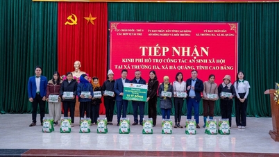 Donații și încasări de fonduri pentru sprijinirea activităților de asistență socială în comuna Truong Ha, comuna Ha Quang, provincia Cao Bang.