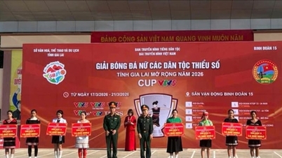 Ceremonia de deschidere a Turneului de fotbal feminin al minorităților etnice din provincia Gia Lai 2026 - Cupa VTV5