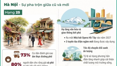 Hanoi dan Ho Chi Minh City termasuk di antara kota-kota teratas dalam peringkat tahun 2026.