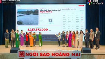 L'école Hoang Mai Star fait don de plus de 3,2 milliards de VND pour la construction d'un pont à Lang Son.