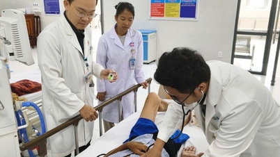 Seorang turis yang menderita stroke di Con Dao diselamatkan berkat strategi 'Irigasi Infus dan Pengiriman'.