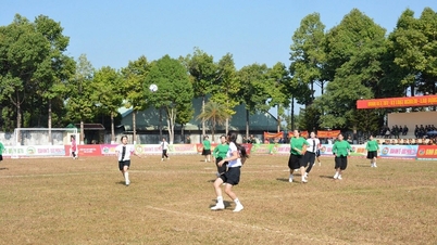 The Gia Lai Province Women's Football Tournament for Ethnic Minorities is in full swing.