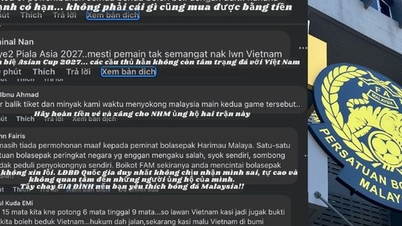 マレーシアのファン：「ホームグラウンドでベトナムを屈辱させよう…マレーシアサッカーを愛するなら、マレーシアサッカー協会（FAM）をボイコットしよう」