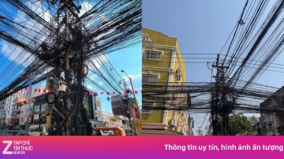 लाओस में बिजली के खंभों के उलझे हुए जाल पर लोग अपनी जांच कराने के लिए उमड़ पड़ते हैं।