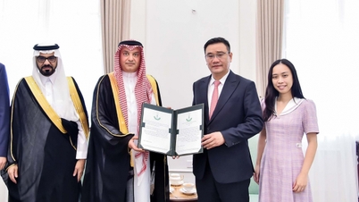 외교부는 사우디아라비아 주베트남 대사의 신임장 사본을 접수했습니다.