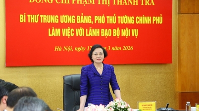 Die stellvertretende Premierministerin Pham Thi Thanh Tra hat dem Innenministerium wichtige und dringende Aufgaben übertragen.