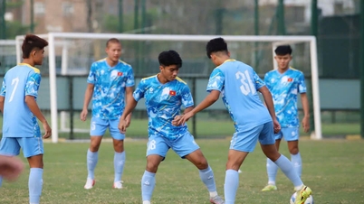 A vietnami U19-es csapat tartja az edzések tempóját, Yutaka Ikeuchi edző a csapat erejének felmérésére összpontosít.