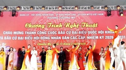 Chương Mỹ Ward celebrates the successful election for the 2026-2031 term.