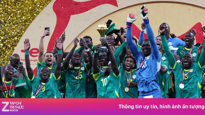 Momen yang membuat Senegal kehilangan gelar Piala Afrika.