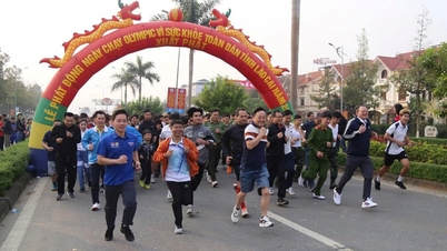 Peste 3.500 de persoane au participat la Ziua de alergare olimpică din Lao Cai.