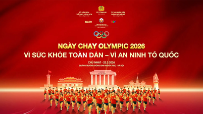 Khởi động Ngày chạy Olympic - Vì sức khỏe toàn dân - Vì an ninh Tổ quốc năm 2026