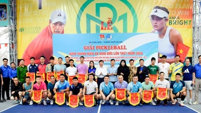 Spennende pickleballturnering for unge menn i Hoai Duc kommune