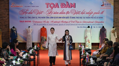Diffuser les valeurs de l'Ao Dai (vêtement traditionnel vietnamien).