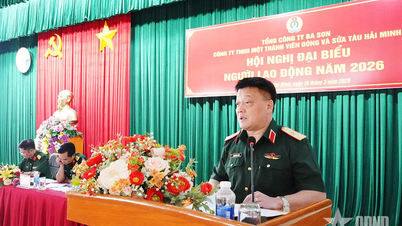 Hai Minh Company (General Department of Defense Industry) organized a conference of employee representatives.
