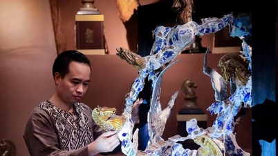 Het verspreiden van Vietnamese culturele waarden door middel van lichtsculpturen.