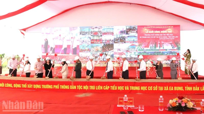 ホ・クオック・ズン副首相は、エアブン国境コミューンで建設される多階建ての民族寄宿学校の起工式に出席した。