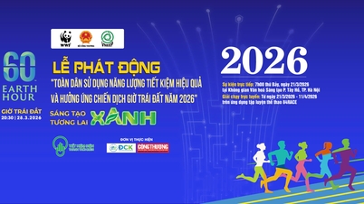 Bộ Công Thương tổ chức Lễ phát động “Toàn dân sử dụng năng lượng tiết kiệm hiệu quả và hưởng ứng Chiến dịch Giờ Trái đất năm 2026”