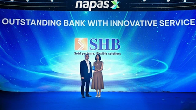 SHB ໄດ້ຮັບລາງວັນທະນາຄານທີ່ໂດດເດັ່ນດ້ານນະວັດຕະກໍາ.