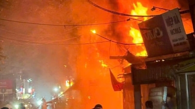Hanoi: Hausbrand in der Dinh Cong Ha Straße 70.