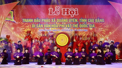 A tűzijátékfesztivál megnyitó ünnepsége Quang Uyen községben, 2026 - Cao Bang online újság