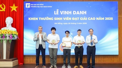 Det teknologiske universitetet (Da Nang University) hedret 169 studenter som vant høye premier i ulike konkurranser.
