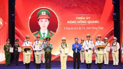 Thiếu úy Đặng Hồng Quang Được tuyên dương “Gương mặt trẻ Công an tiêu biểu” năm 2025