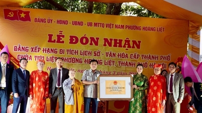 होआंग लिएट वार्ड: तू लिएट पैगोडा को नगर स्तरीय ऐतिहासिक और सांस्कृतिक धरोहर का दर्जा प्राप्त हुआ।