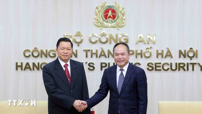 Satu delegasi peringkat tinggi dari Kementerian Keselamatan Awam Lao telah mengadakan mesyuarat kerja dengan Polis Bandar Hanoi.