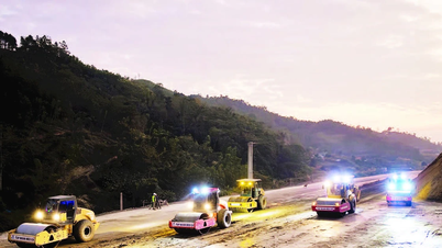 Pembangunan proyek jalan tol Dong Dang-Tra Linh berjalan dengan sangat cepat.