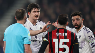 Manchester United heeft de scheidsrechter bekritiseerd na het gelijkspel tegen Bournemouth.