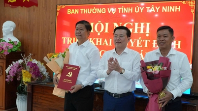 Mr. Vo Thanh Tri has been appointed to the position of Secretary of the Party Committee of Thu Thua Commune.