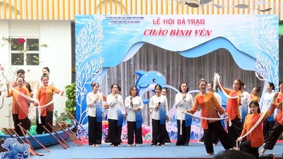 Da Nang vermittelt die Werte der maritimen Kultur durch das Ba Trao-Festival in Kindergärten.