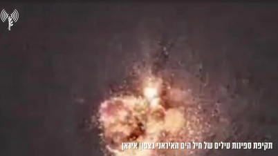 Israël intensifie à nouveau son attaque, ciblant une base iranienne en mer Caspienne.