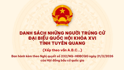 Liste over valgte representanter til den 16. nasjonalforsamlingen i Tuyen Quang-provinsen.