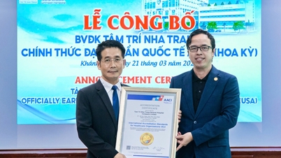 Hospital Besar Tam Tri Nha Trang telah mencapai piawaian antarabangsa AACI.