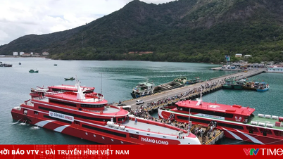 Thang Long high-speed ferry increases trips and reduces ticket prices on the Vung Tau – Con Dao route during the summer.