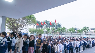 A candidate has achieved 129 points in the National University of Hanoi's aptitude test.