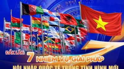 (Infographic) Dak Lak: 7 taken en oplossingen voor internationale integratie in de nieuwe situatie