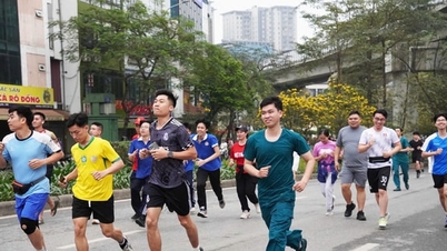 O Cho Dua Ward launches the 2026 Olympic Run for Public Health.