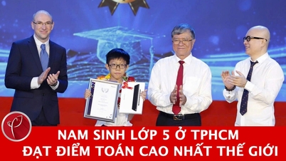 En pojke i femte klass i Ho Chi Minh-staden uppnår världens högsta matteresultat.