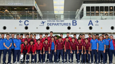 Het Vietnamese U23-team vertrekt naar China voor het CFA Team China 2026-toernooi.