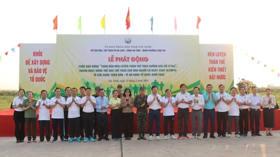 Tay Ninh launches a nationwide movement for physical training following the example of the great President Ho Chi Minh in 2026.