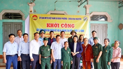 Commune de Doai Phuong : Une autre maison construite dans la solidarité, un autre foyer chaleureux et une source d'espoir.