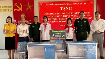 Balai Pengawal Sempadan Pelabuhan Van Gia telah membentangkan projek "Sudut Belajar untuk Kanak-kanak Ke Arah Masa Depan yang Lebih Cerah".