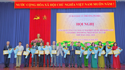 เขตเปิลกูขอชื่นชมกลุ่มและบุคคลที่มีผลงานโดดเด่นในการทำงานด้านการเลือกตั้ง