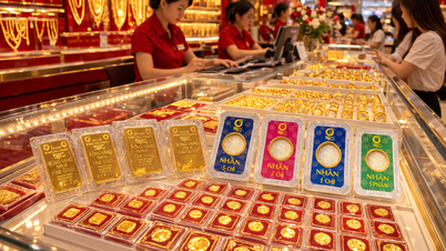 El oro se desploma 7 millones de VND por tael en tan solo unas horas: "Algunos lloran, otros se van a casa con las manos vacías".