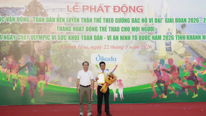 VIKODA mendampingi 'Olympic Run for Public Health 2026' di Khanh Hoa.