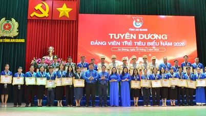 Uniunea Tineretului Provincial An Giang laudă 47 de tineri membri remarcabili ai partidului în 2026.