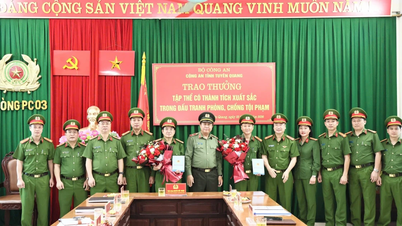Tuyen Quang awards prizes to the special task force that dismantled a cross-border smuggling ring dealing in prohibited goods.